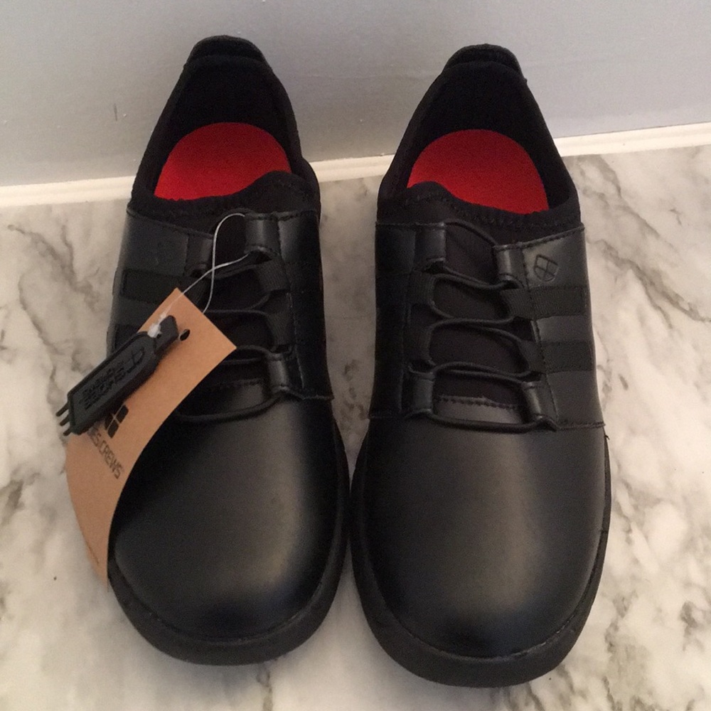 Black work shoes